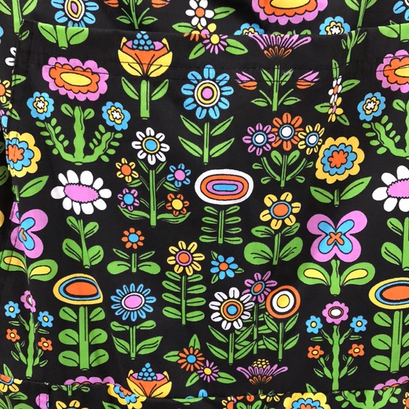 NWT Nooworks print overalls Sz XXL lightweight cotton "Awesome Blossom" print - Picture 3 of 14